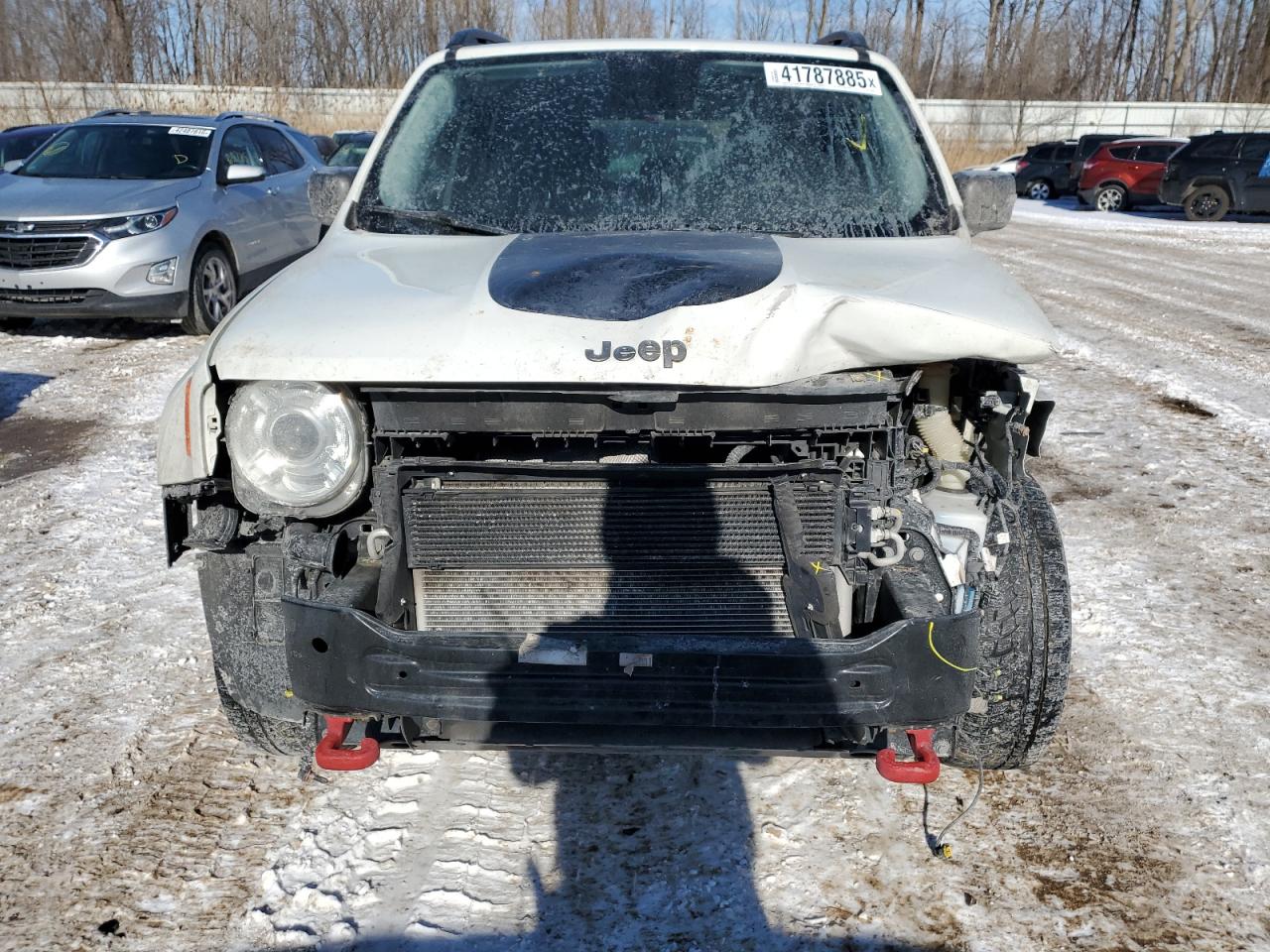 2017 Jeep Renegade VIN ZACCJBCB0HPG58202 Copart auction photo, front end / side damage thumbnail 5