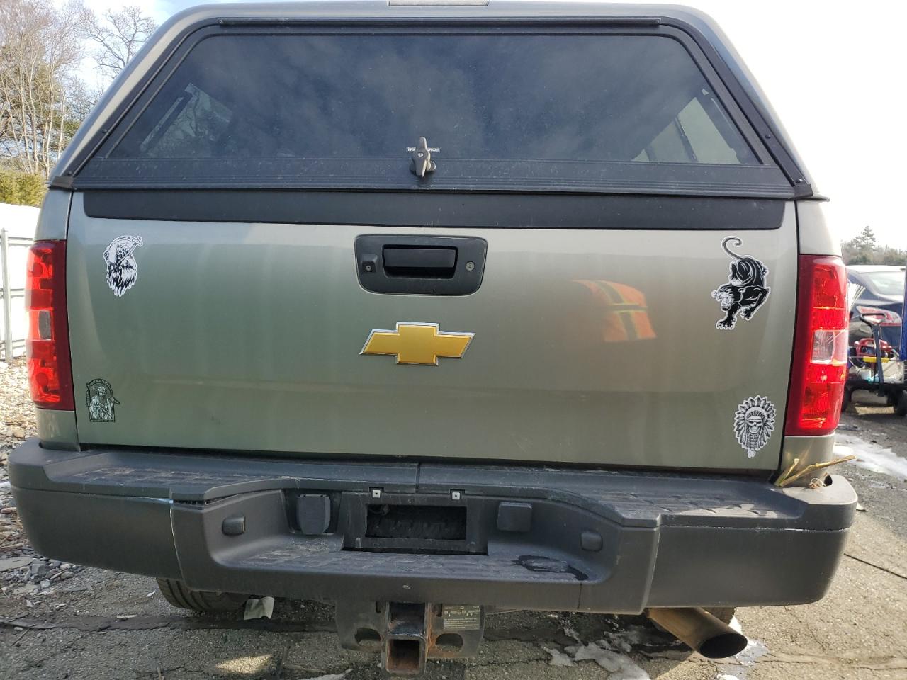 2014 Chevrolet Silverado VIN 1GC1KXCG0EF107375 Copart auction photo, front end / side damage thumbnail 6