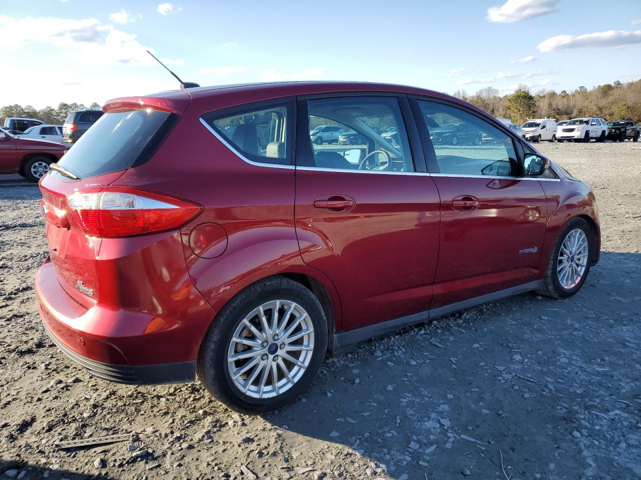2014 Ford C-MAX VIN 1FADP5BU6EL505742 Copart auction photo, rear end damage thumbnail 3