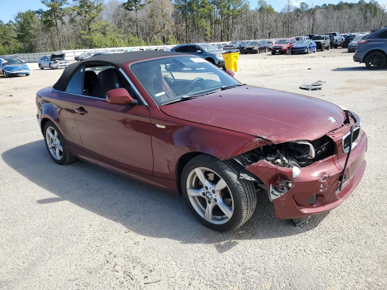 2013 BMW 1er VIN WBAUL7C51DVU08778 Copart auction photo, front end damage thumbnail 4