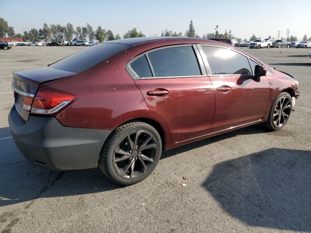 2014 Honda Civic VIN 19XFB2F5XEE228556 Copart auction photo, front end damage thumbnail 3