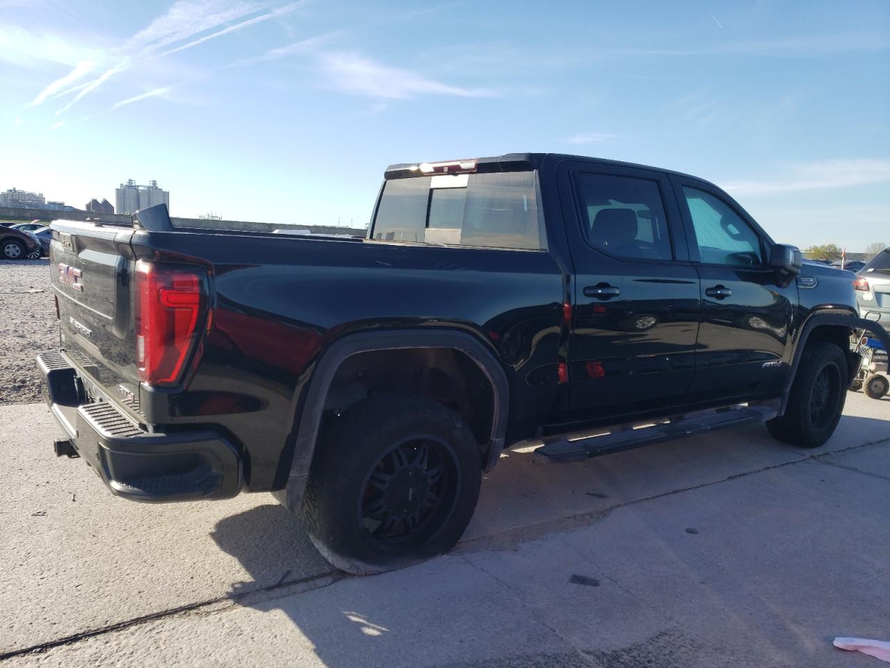 2019 GMC Sierra VIN 1GTP9EEL2KZ139520 Copart auction photo, front end damage thumbnail 3