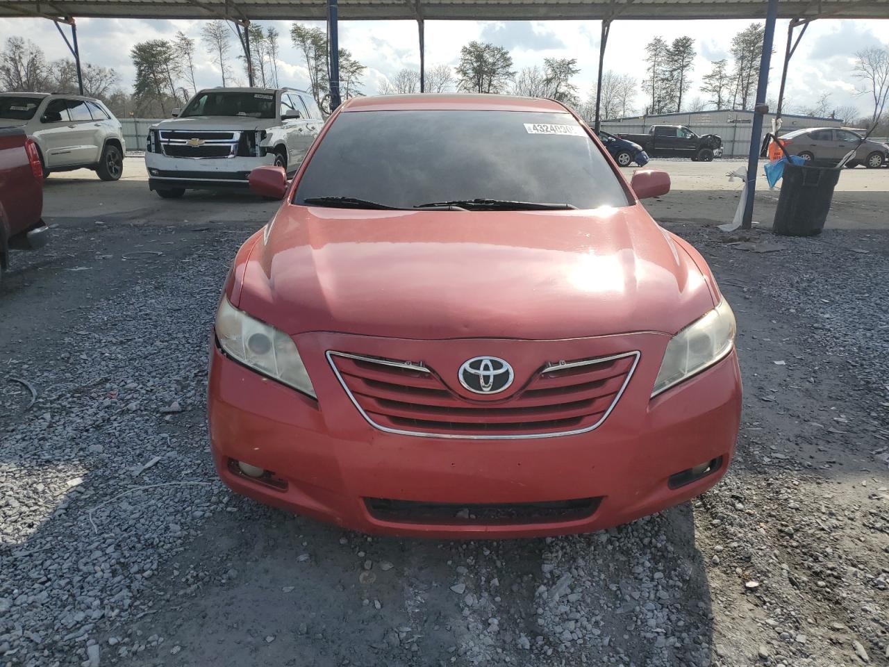 2007 Toyota Camry VIN 4T1BK46K37U016842 Copart auction photo, rear end / front end damage thumbnail 5