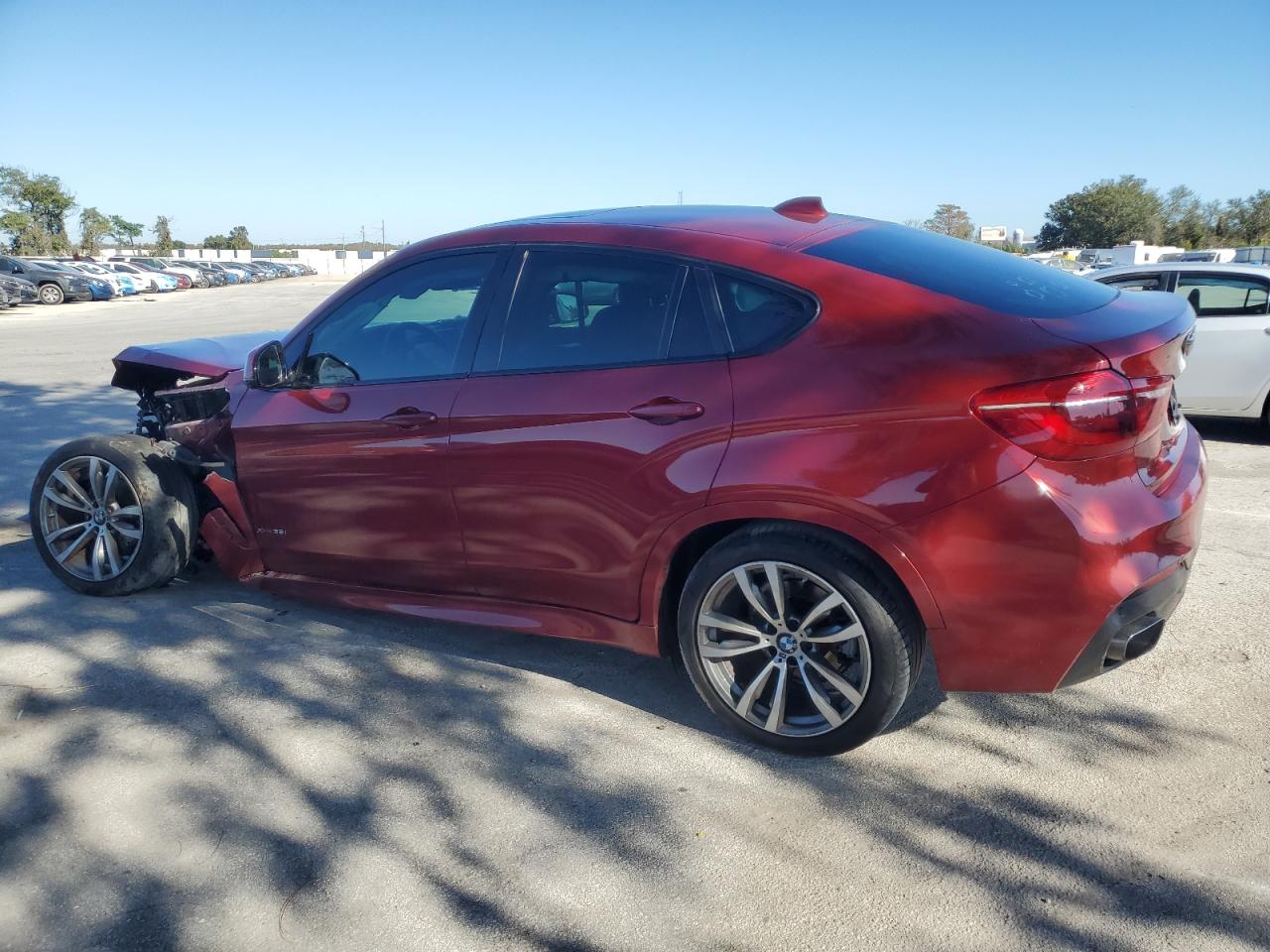 2017 BMW X6 VIN 5UXKU2C34H0U29361 Copart auction photo, front end damage thumbnail 2