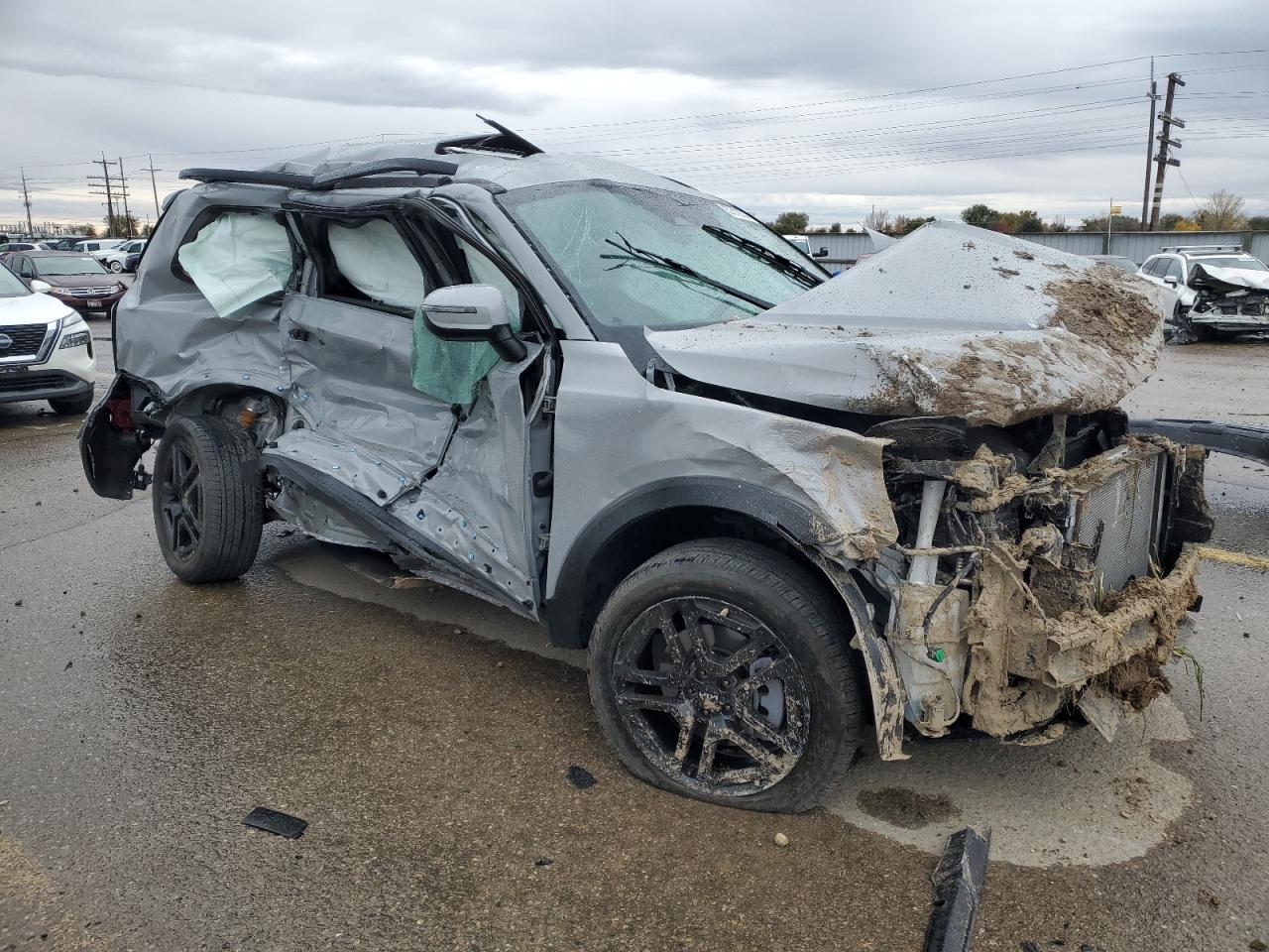 2024 KIA Telluride VIN 5XYP3DGC9RG528916 Copart auction photo, all over / frame damage damage thumbnail 4