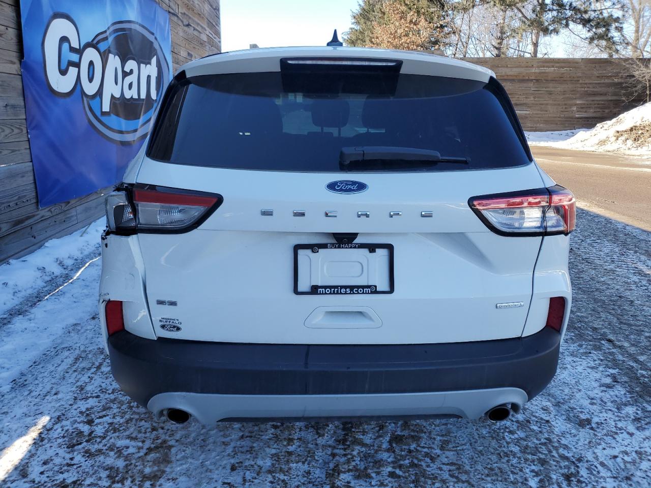 2020 Ford Escape VIN 1FMCU0G60LUA35139 Copart auction photo, rear end damage thumbnail 6