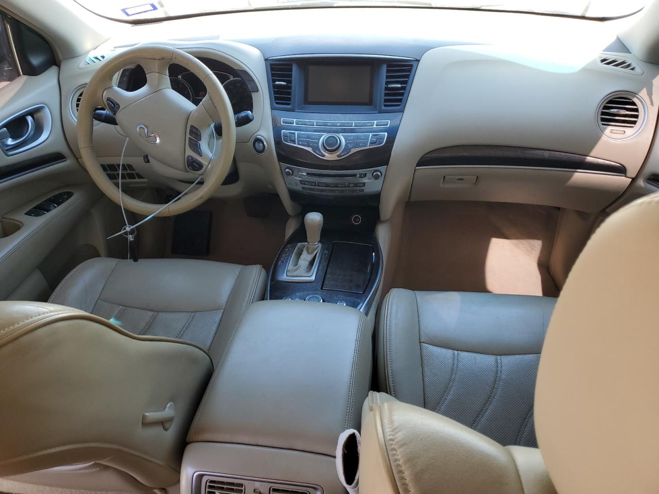 2014 Infiniti QX60 VIN 5N1AL0MNXEC524307 Copart auction photo, front end / hail damage thumbnail 8