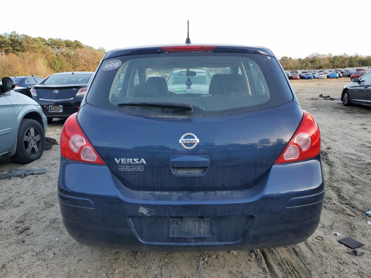 2008 Nissan Versa VIN 3N1BC13EX8L392211 Copart auction photo, front end damage thumbnail 6