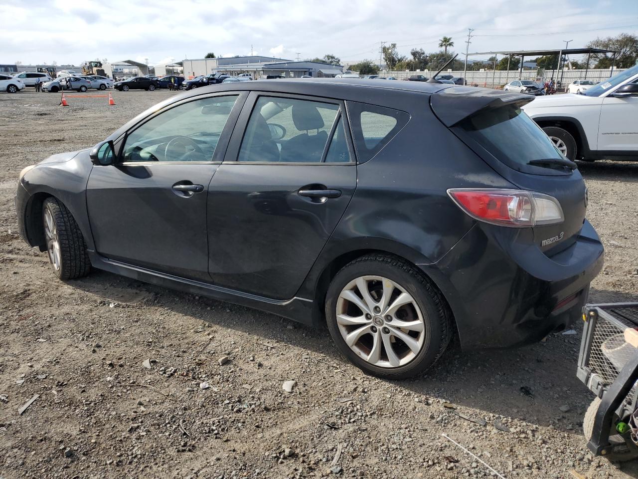 2011 Mazda 3 VIN JM1BL1K67B1473074 Copart auction photo, rear end / side damage thumbnail 2