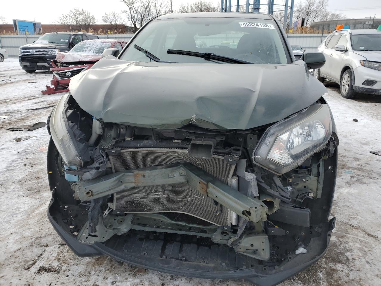 2017 Honda HR-V VIN 3CZRU6H31HG705887 Copart auction photo, front end damage thumbnail 5