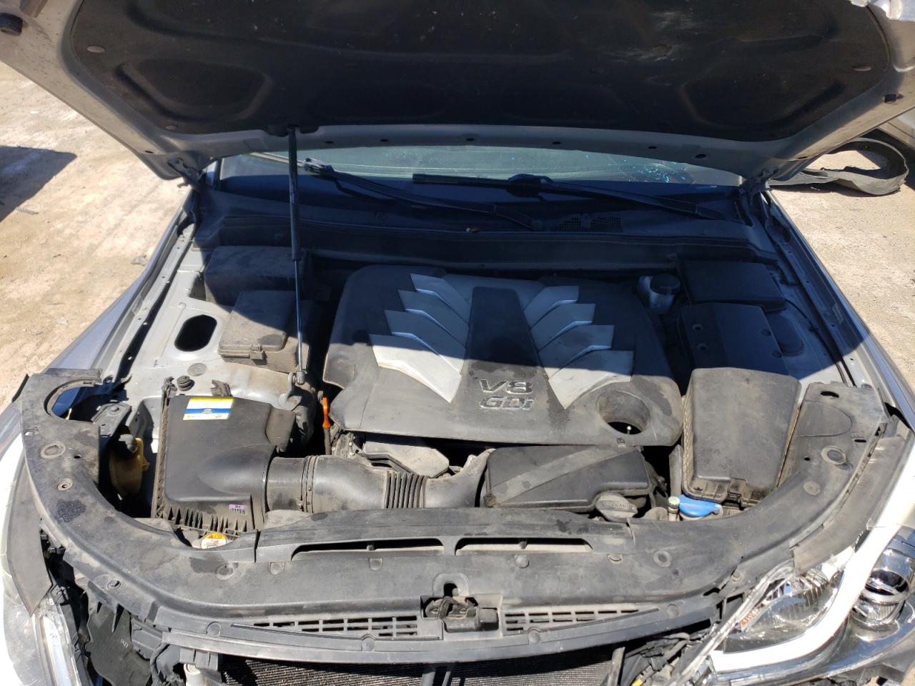 2012 Hyundai Genesis VIN KMHGC4DH6CU176802 Copart auction photo, front end damage thumbnail 12