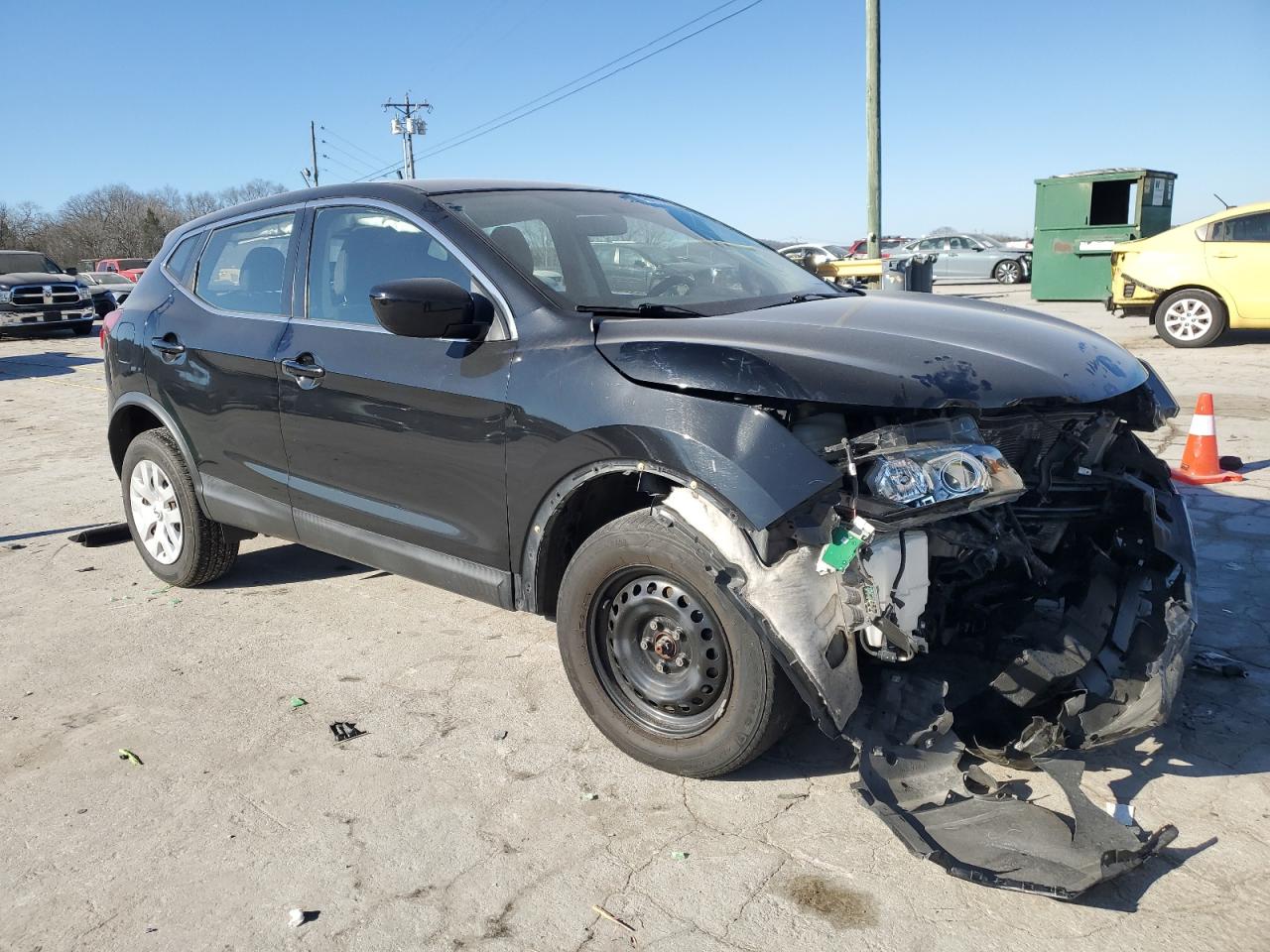 2018 Nissan Rogue VIN JN1BJ1CR7JW250763 Copart auction photo, front end damage thumbnail 4