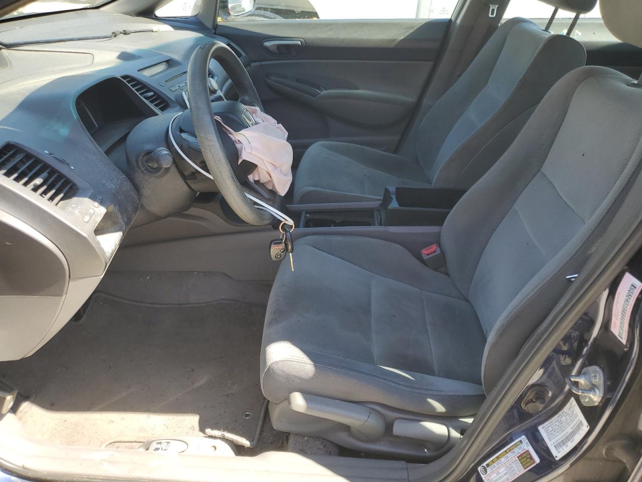 2011 Honda Civic VIN 2HGFA1F52BH507787 Copart auction photo, front end / undercarriage damage thumbnail 7