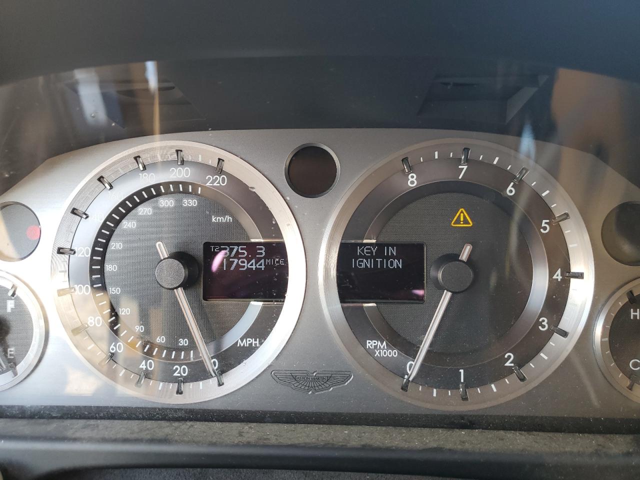 2008 Aston Martin Vantage VIN SCFBB04B28GD08647 Copart auction photo, water/flood / vandalism damage thumbnail 9
