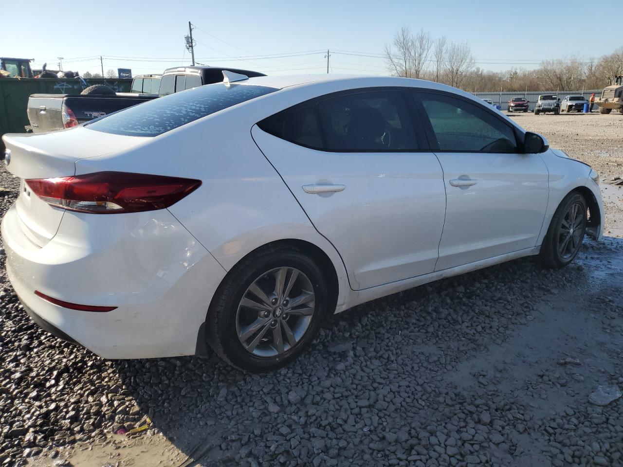 2017 Hyundai Elantra VIN 5NPD84LF7HH196146 Copart auction photo, front end / side damage thumbnail 3