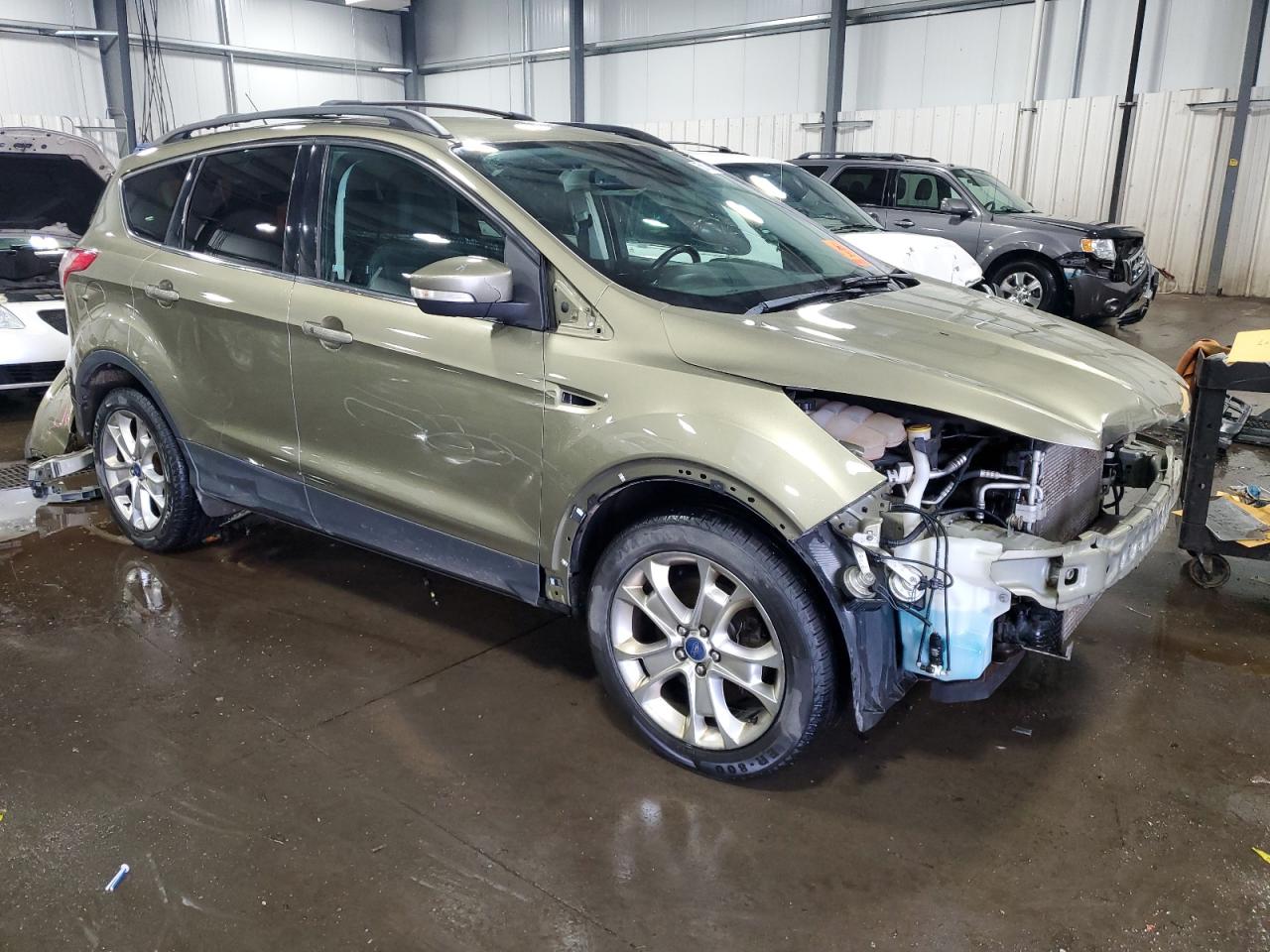 2013 Ford Escape VIN 1FMCU9H90DUB31464 Copart auction photo, front end damage thumbnail 4