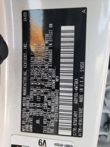 2009 Toyota Venza VIN 4T3ZE11A39U004400 Copart auction photo, vandalism damage thumbnail 13