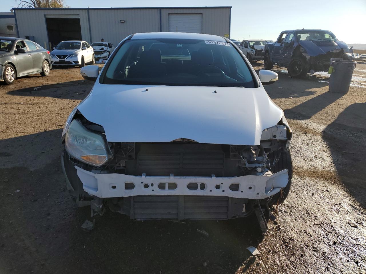 2012 Ford Focus VIN 1FAHP3H27CL392988 Copart auction photo, front end damage thumbnail 5