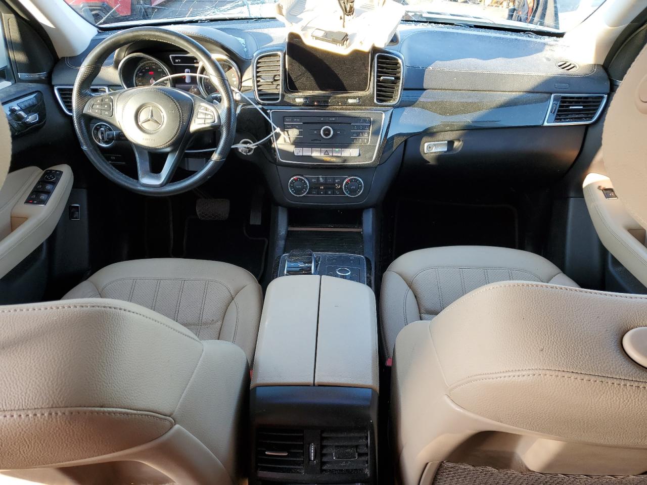 2019 Mercedes-Benz GLS-klasse VIN 4JGDF6EE9KB231277 Copart auction photo, front end / top/roof damage thumbnail 8