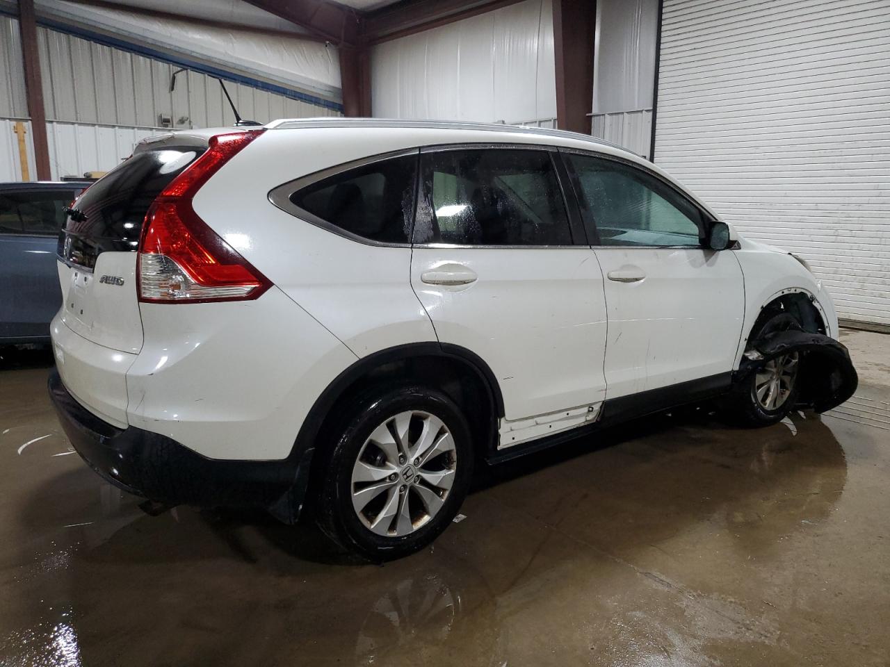 2013 Honda CR-V VIN 5J6RM4H72DL076029 Copart auction photo, front end / side damage thumbnail 3