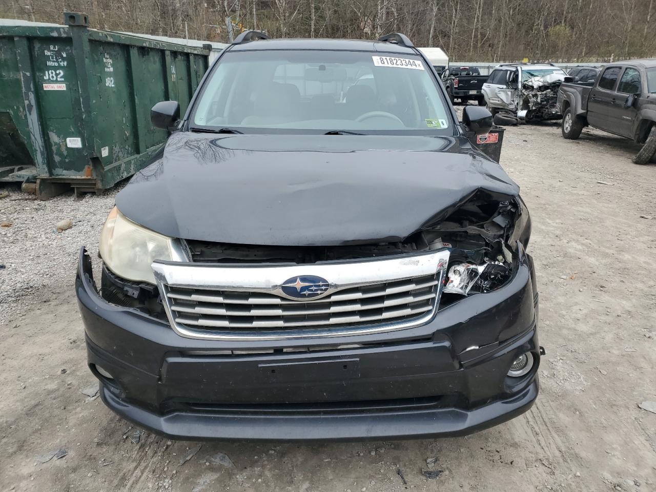 2009 Subaru Forester VIN JF2SH636X9H729532 Copart auction photo, front end / side damage thumbnail 5
