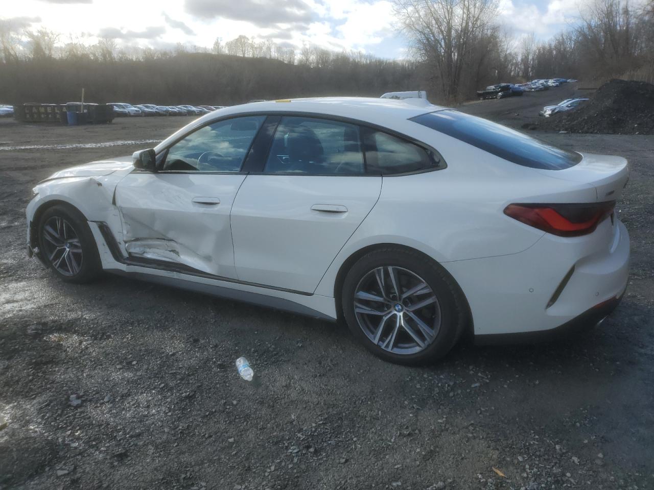 2023 BMW 4er VIN WBA73AV07PFN00410 Copart auction photo, front end / side damage thumbnail 2