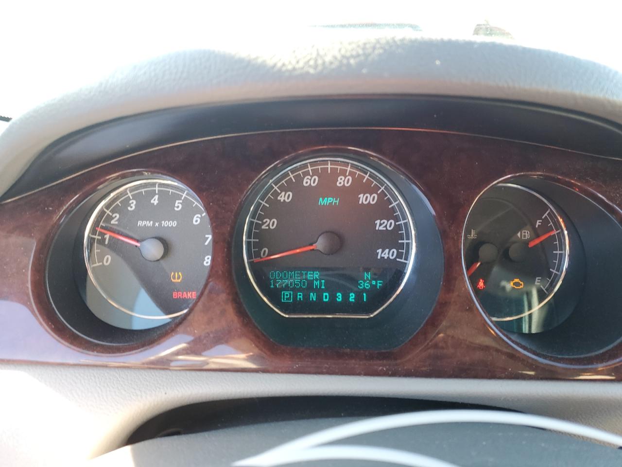 2007 Buick Lucerne VIN 1G4HD57267U196567 Copart auction photo, all over damage thumbnail 9
