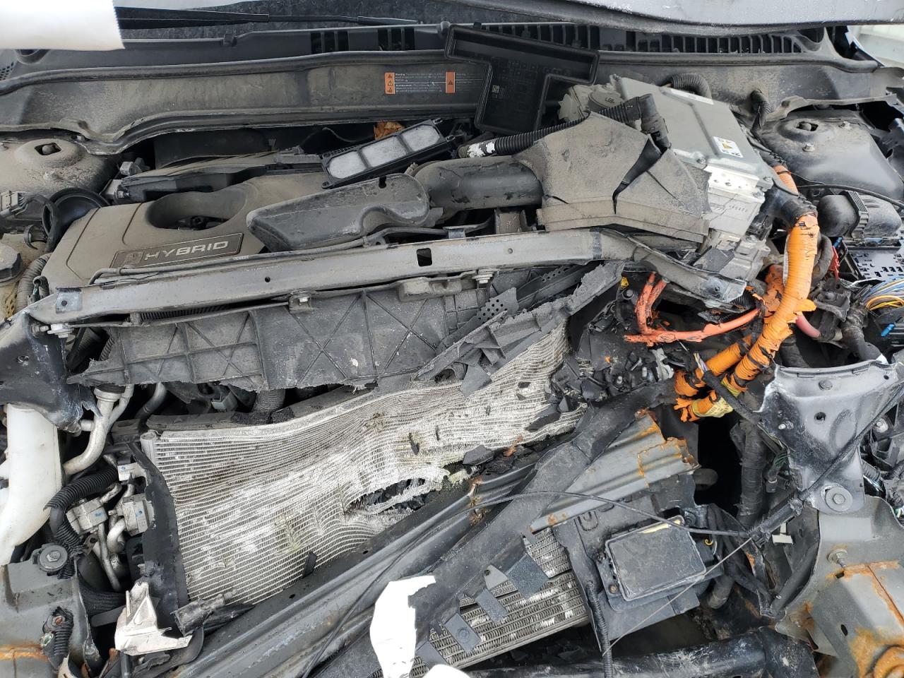 2020 Ford Fusion VIN 3FA6P0LUXLR101660 Copart auction photo, front end damage thumbnail 11