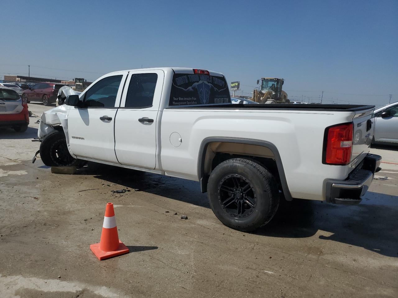 2014 GMC Sierra VIN 1GTR1TEH1EZ180628 Copart auction photo, front end damage thumbnail 2