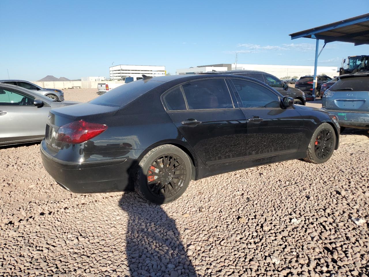 2012 Hyundai Genesis VIN KMHGC4DH4CU211157 Copart auction photo, front end damage thumbnail 3