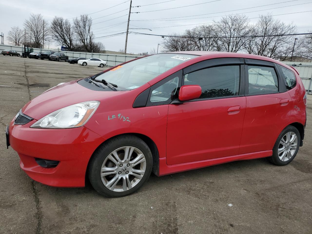 2009 Honda Fit VIN JHMGE884X9S028295
