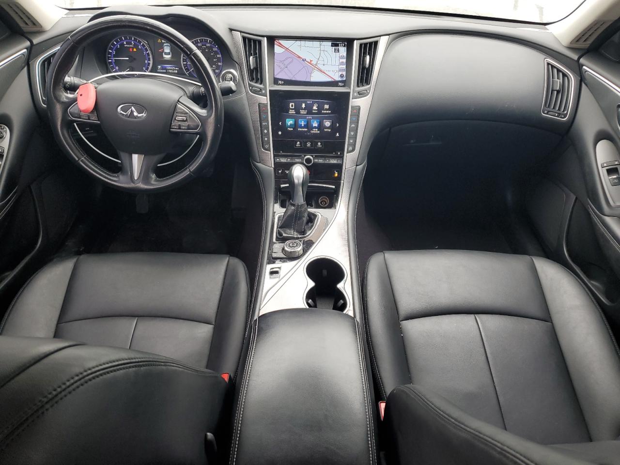 2015 Infiniti Q50 VIN JN1BV7AP7FM342984 Copart auction photo, side damage thumbnail 8