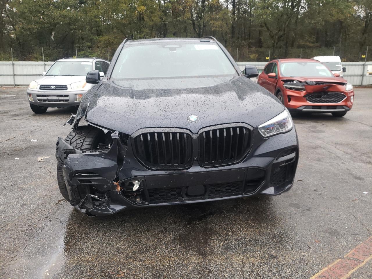 2022 BMW X5 VIN 5UXCR6C01N9L11813 Copart auction photo, front end / side damage thumbnail 5