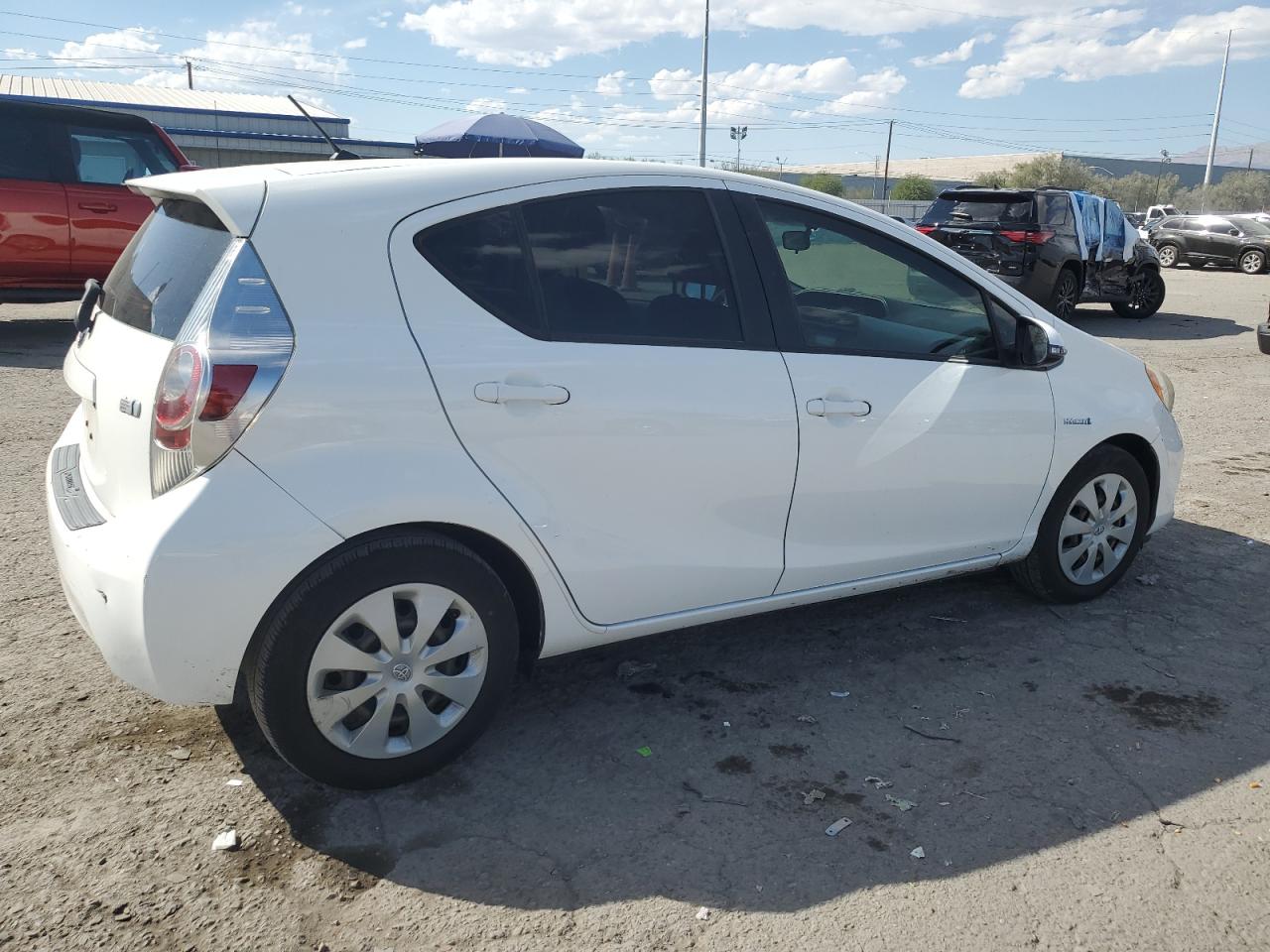 2012 Toyota Prius VIN JTDKDTB31C1030600 Copart auction photo, vandalism damage thumbnail 3