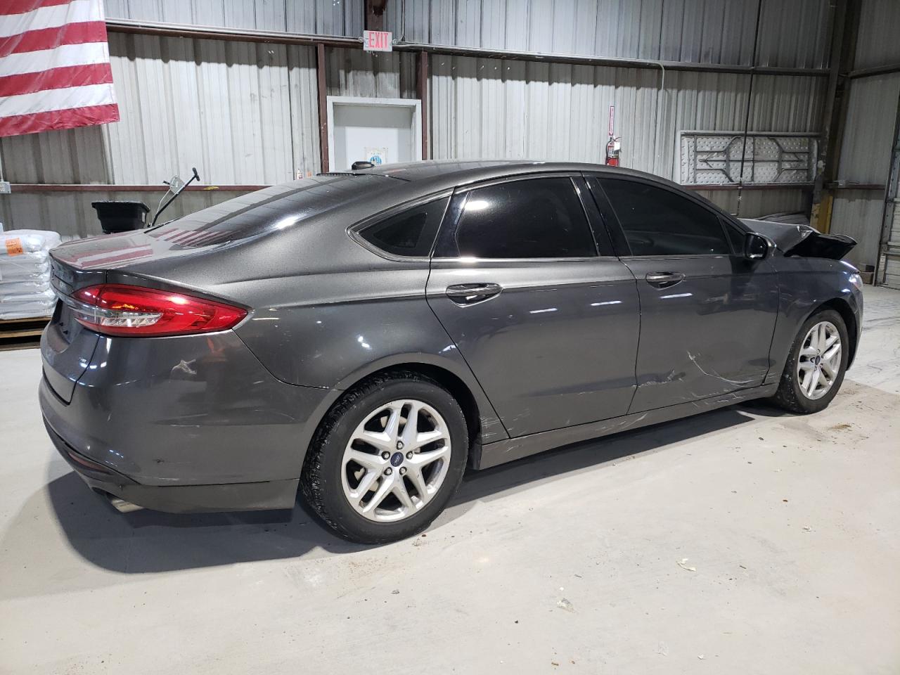 2017 Ford Fusion VIN 3FA6P0H76HR319170 Copart auction photo, front end / side damage thumbnail 3