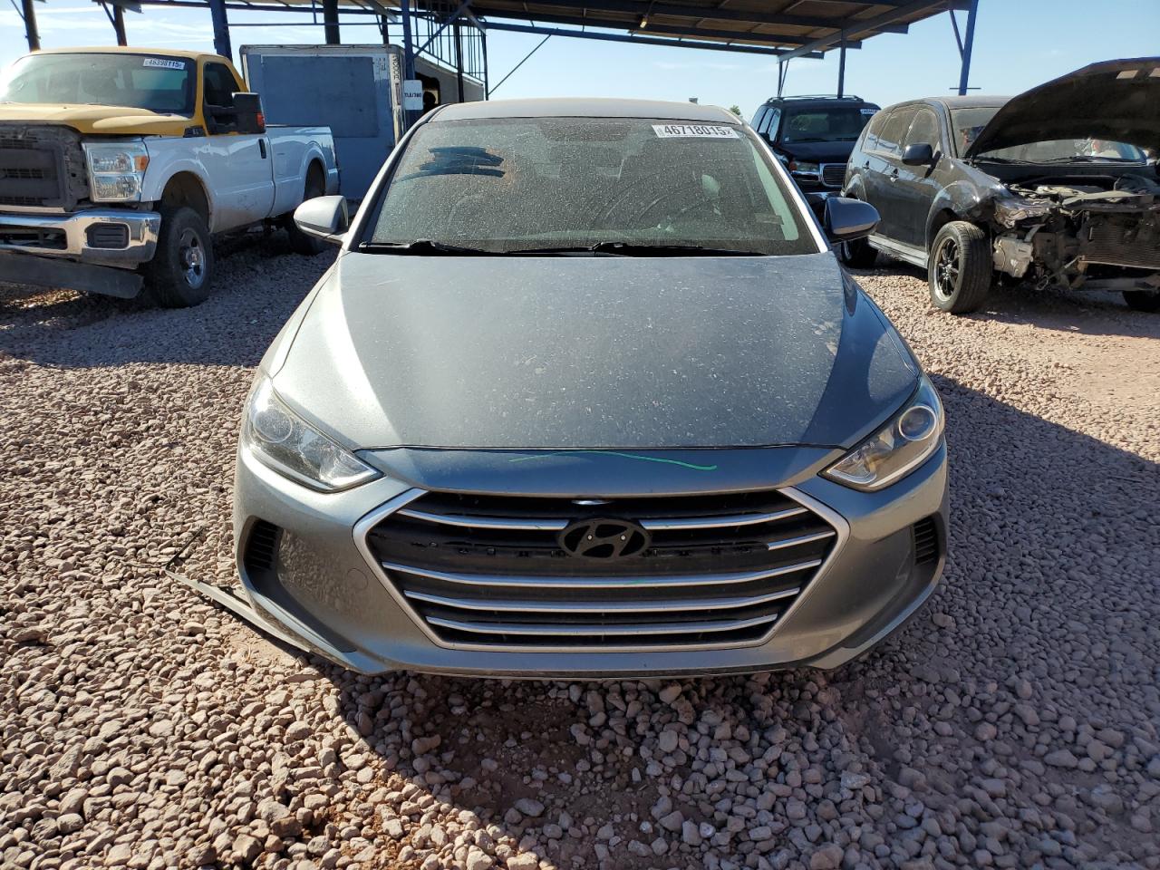 2018 Hyundai Elantra VIN KMHD74LF3JU453085 Copart auction photo, rear end / front end damage thumbnail 5
