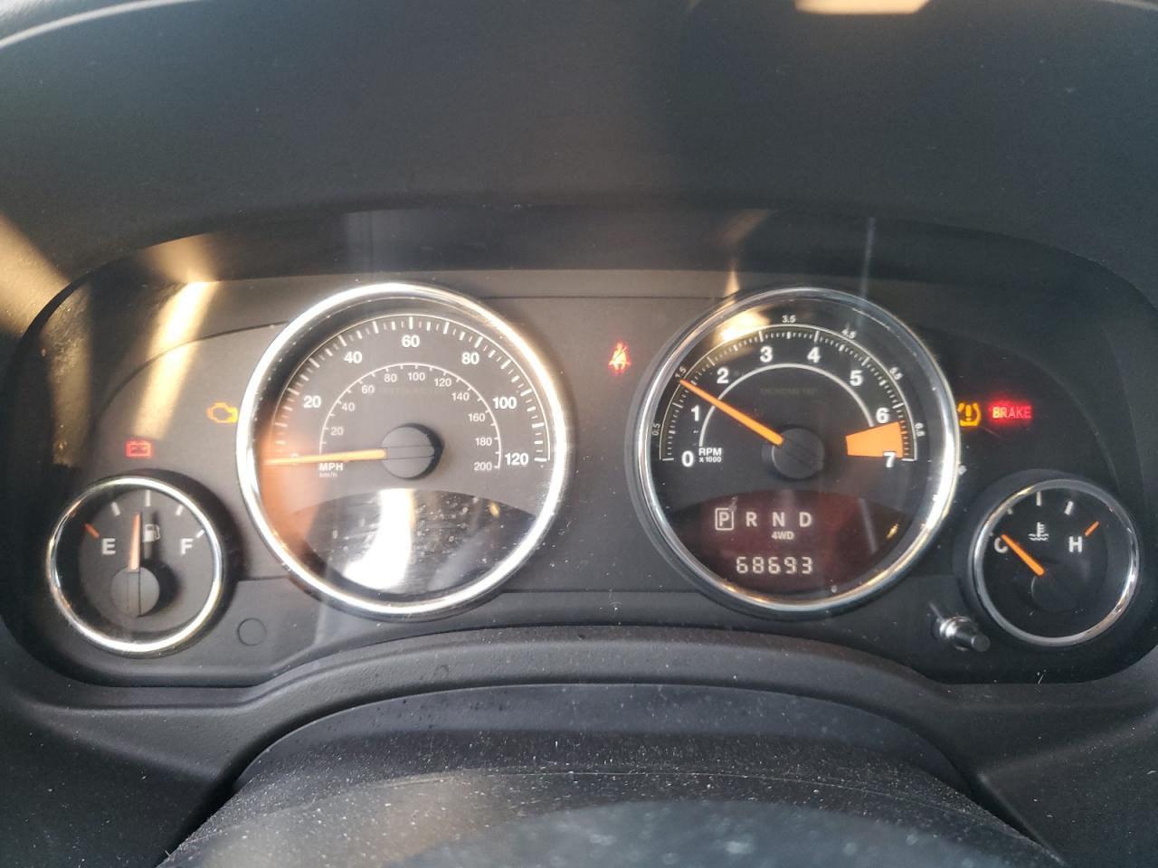2016 Jeep Compass VIN 1C4NJDEB2GD744996 Copart auction photo, front end damage thumbnail 9