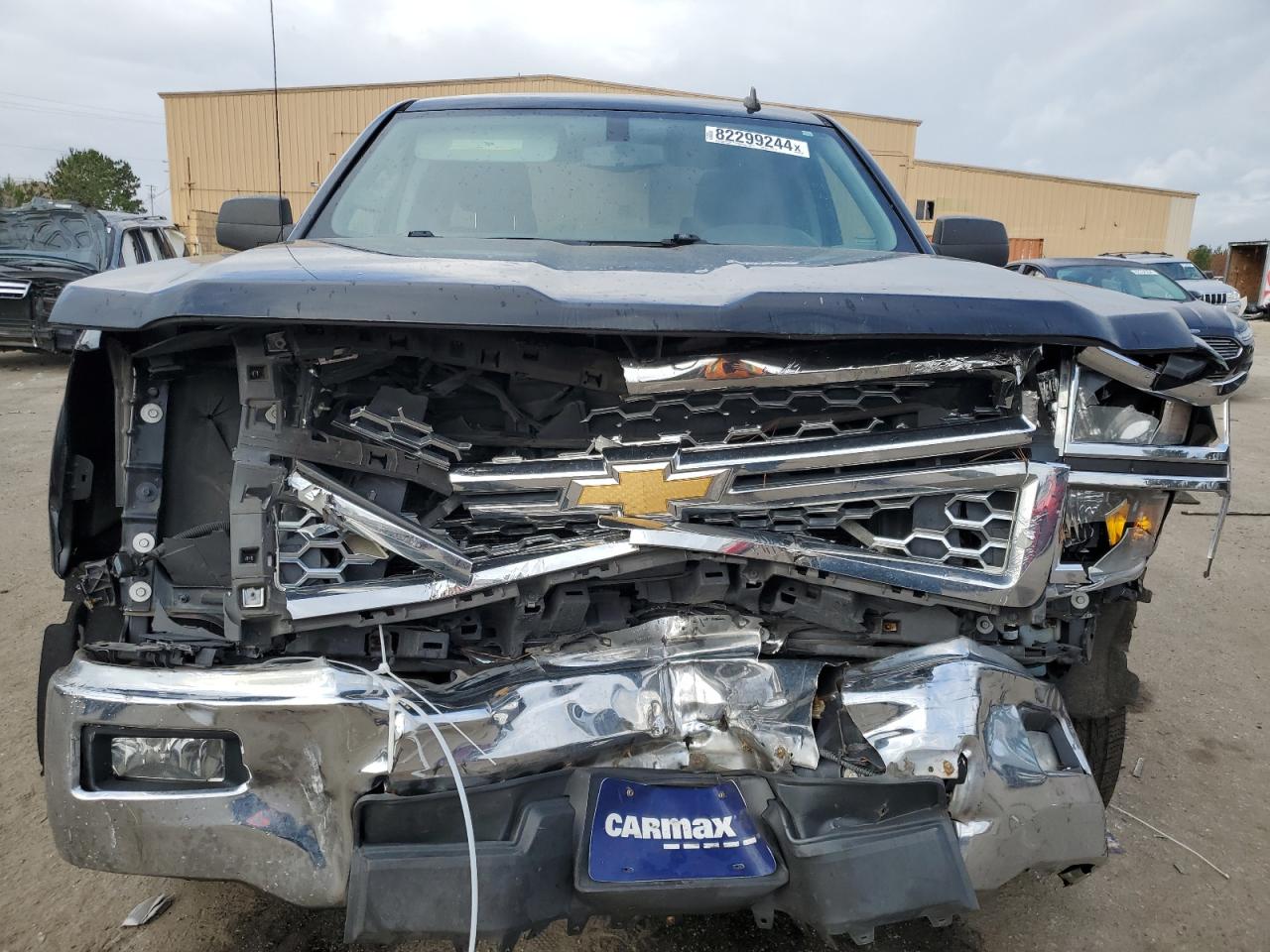 2014 Chevrolet Silverado VIN 1GCRCREH8EZ353705 Copart auction photo, front end damage thumbnail 5