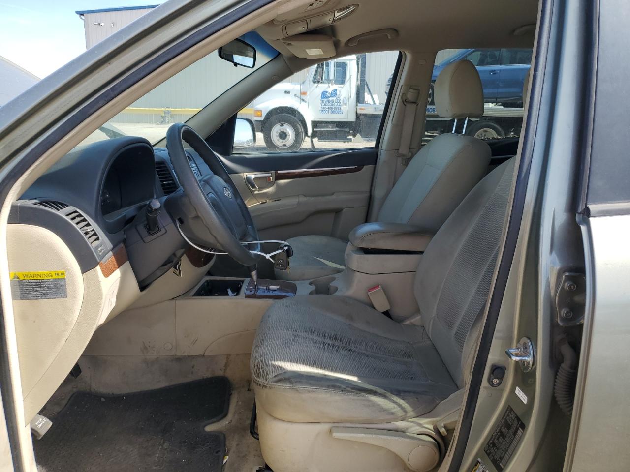 2009 Hyundai Santa Fe VIN 5NMSG13D69H315388 Copart auction photo, side / undercarriage damage thumbnail 7