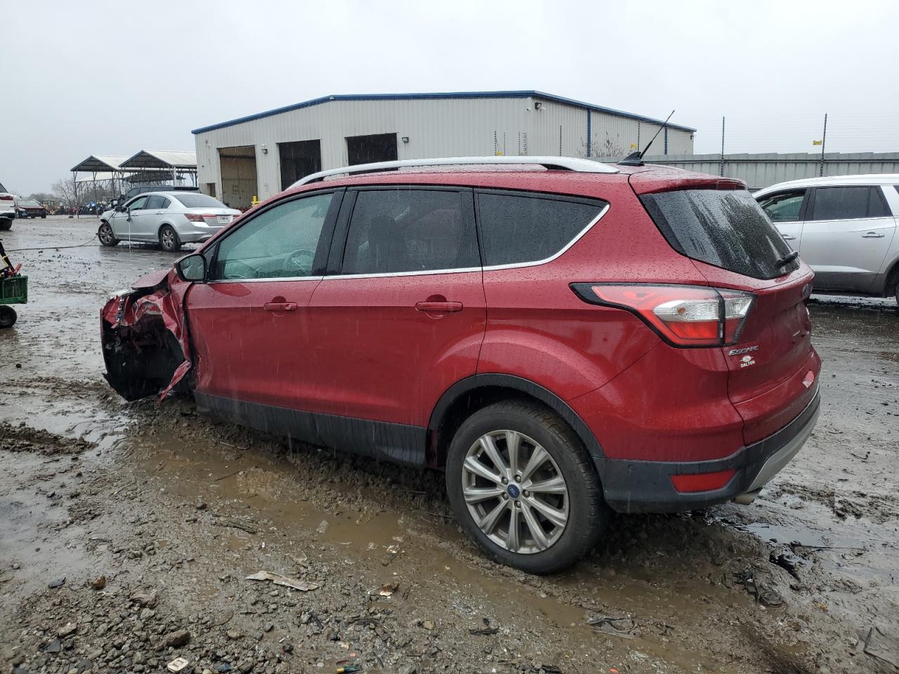2018 Ford Escape VIN 1FMCU9J90JUB67158 Copart auction photo, front end damage thumbnail 2