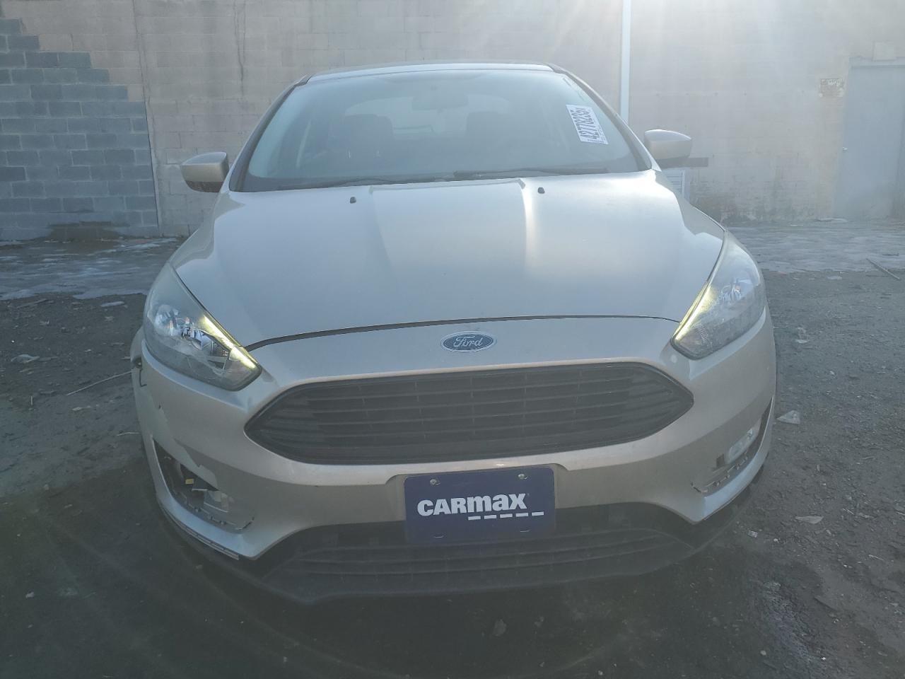 2018 Ford Focus VIN 1FADP3F28JL221066 Copart auction photo, front end / side damage thumbnail 5