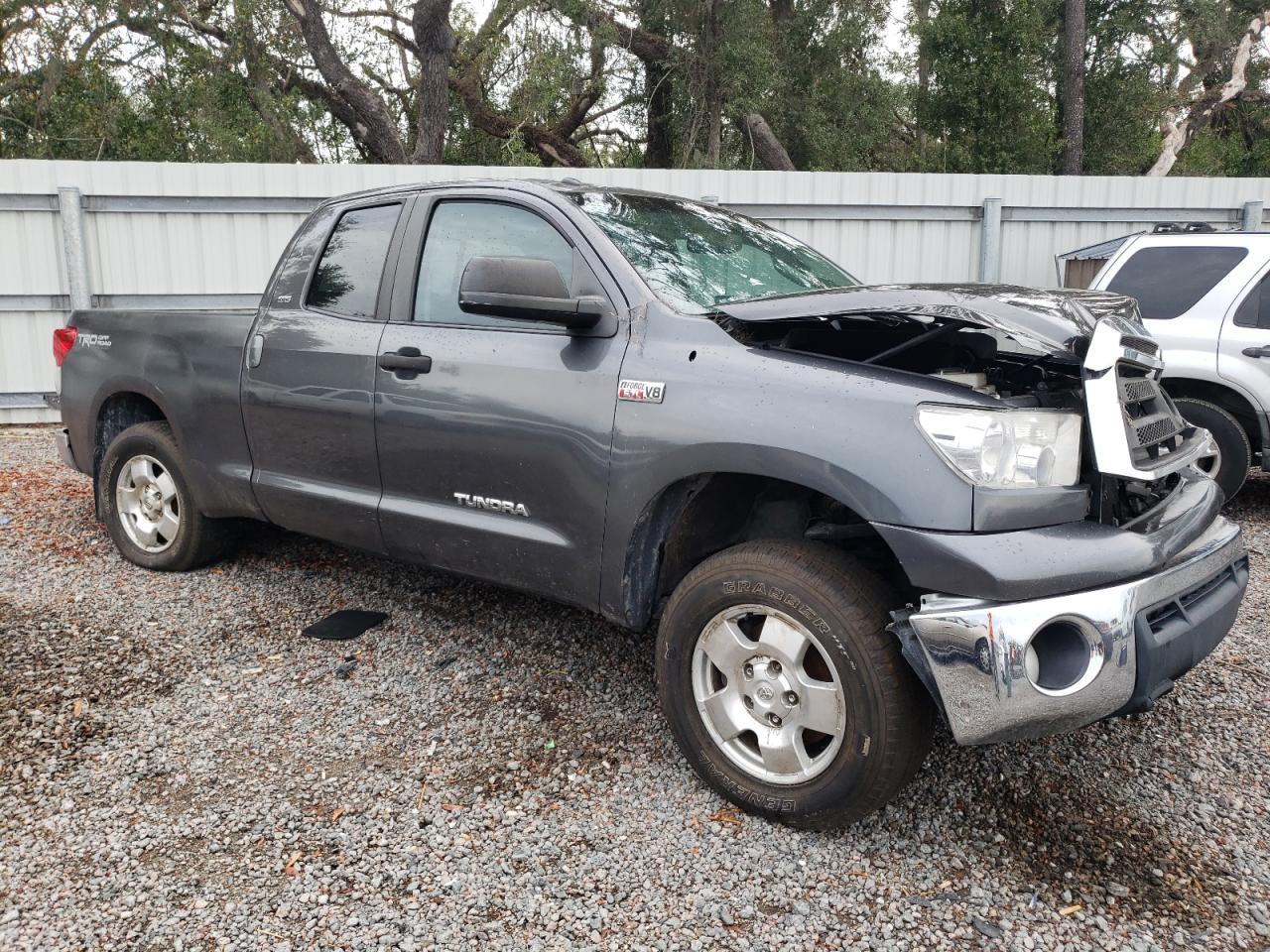2012 Toyota Tundra VIN 5TFRY5F16CX126954 Copart auction photo, front end / side damage thumbnail 4