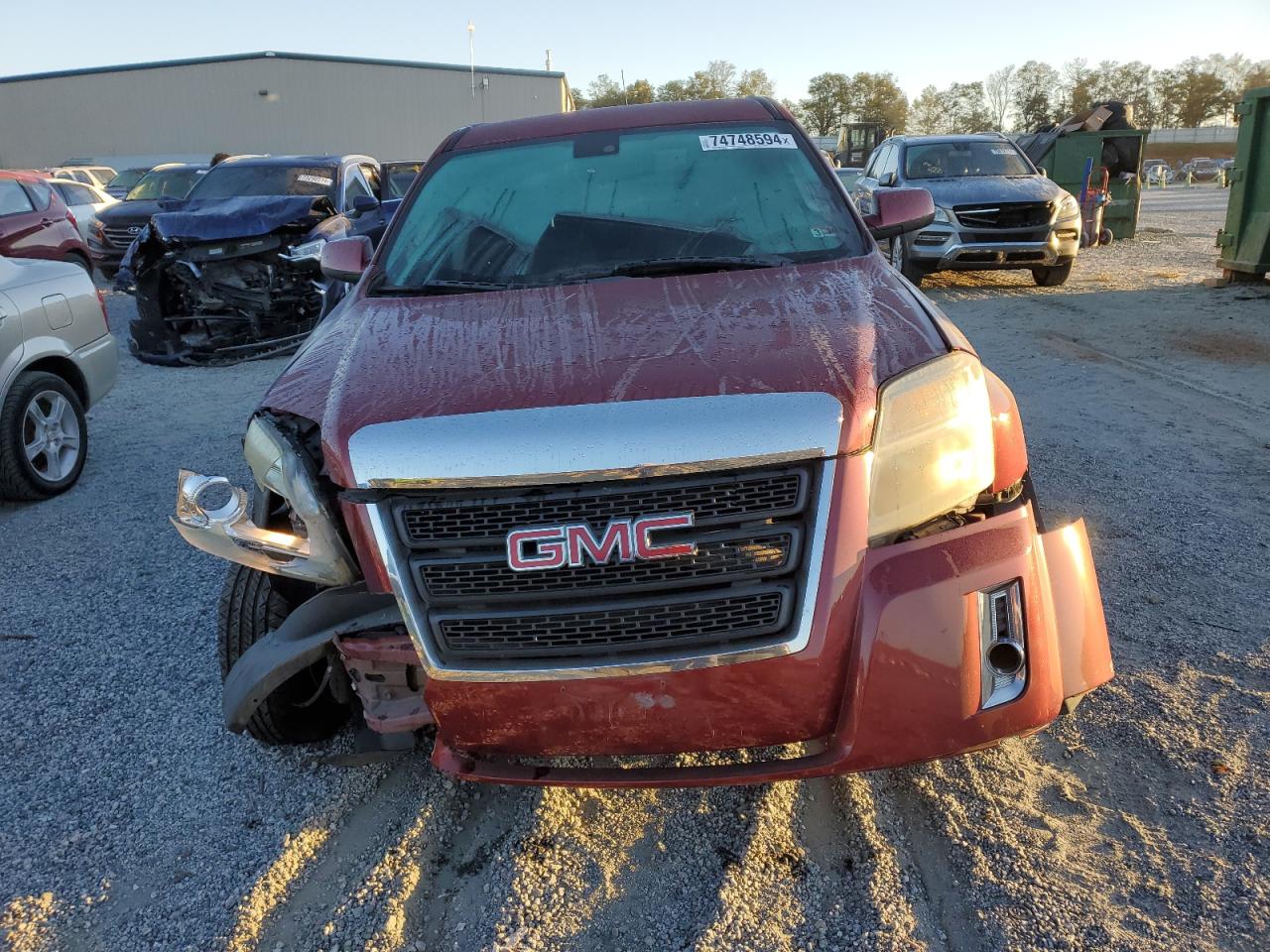 2011 GMC Terrain VIN 2CTALMEC2B6392225 Copart auction photo, front end / rear end damage thumbnail 5