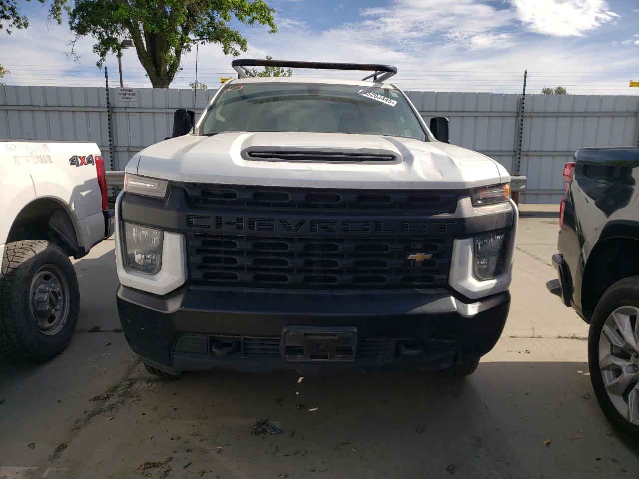 2022 Chevrolet Silverado VIN 1GC4WLE76NF366119 Copart auction photo, rear end damage thumbnail 5