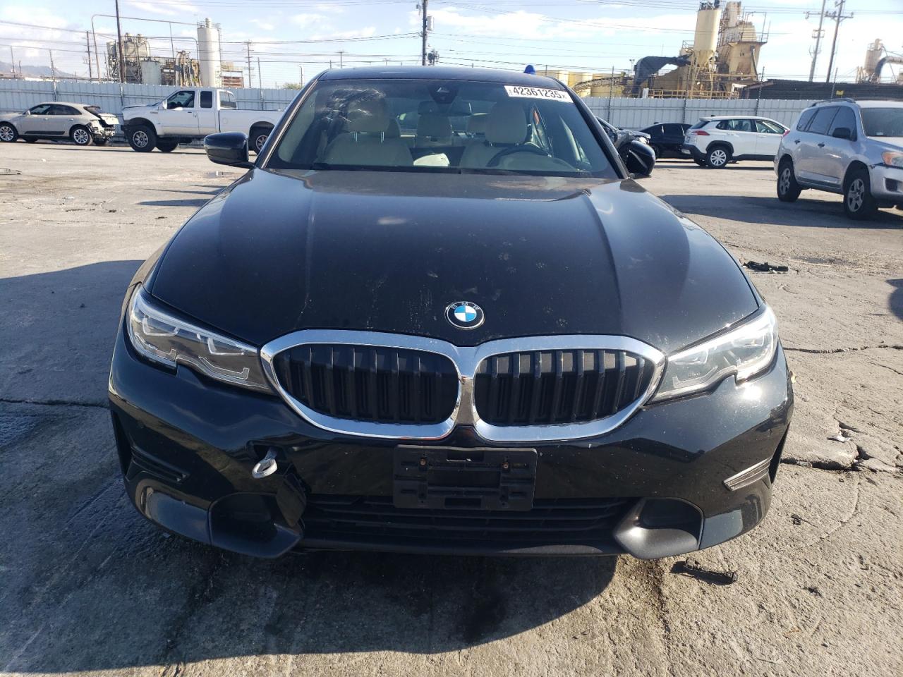 2020 BMW 3er VIN 3MW5R1J0XL8B12117 Copart auction photo, rear end damage thumbnail 5