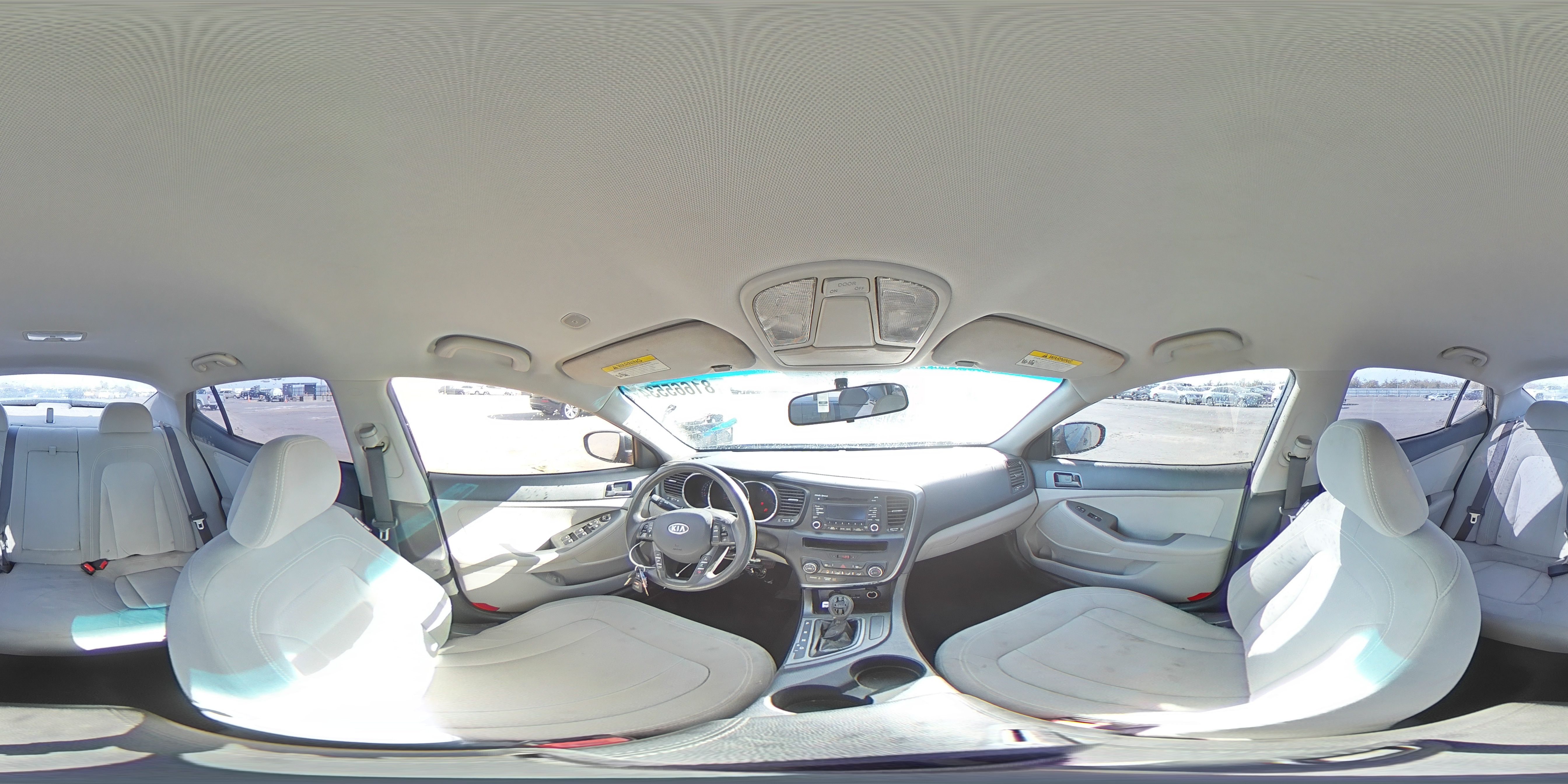 2011 KIA Optima VIN KNAGM4A77B5157713 Copart auction photo, rear end / front end damage thumbnail 13