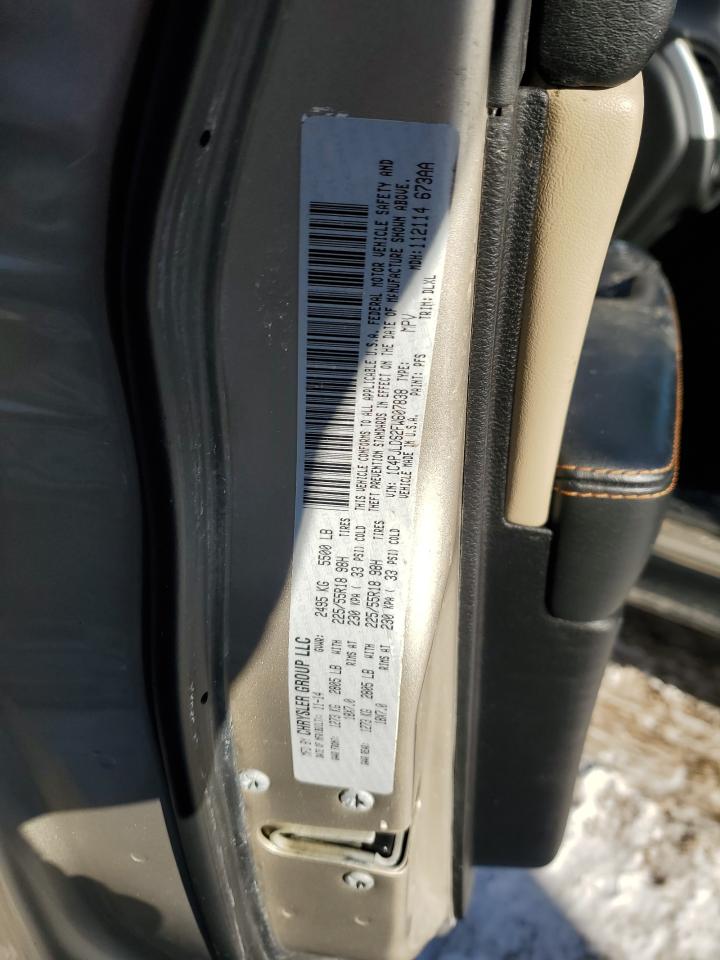 2015 Jeep Grand Cherokee VIN 1C4PJLDS2FW607838 Copart auction photo, front end damage thumbnail 12