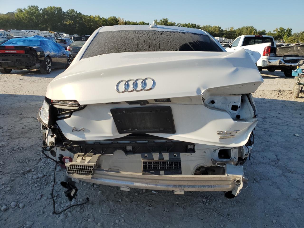 2018 Audi A4 VIN WAUKMAF40JN019615 Copart auction photo, rear end damage thumbnail 6