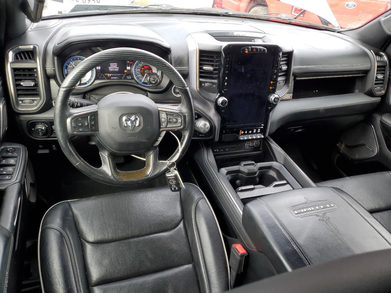 2019 RAM 1500 VIN 1C6RREHT6KN827457 Copart auction photo, side / front end damage thumbnail 8