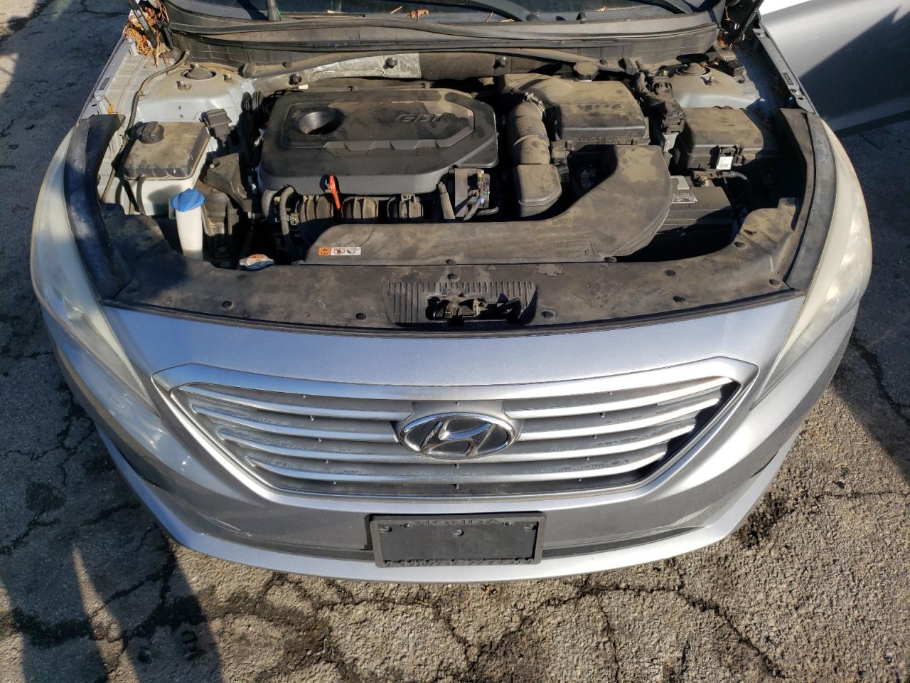 2016 Hyundai Sonata VIN 5NPE24AF4GH409433 Copart auction photo, vandalism damage thumbnail 11